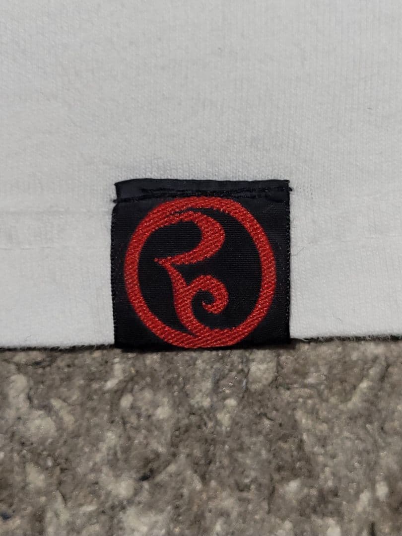 マキシマムザホルモン　メタルポーズＴシャツ(白x青) (黒)　L