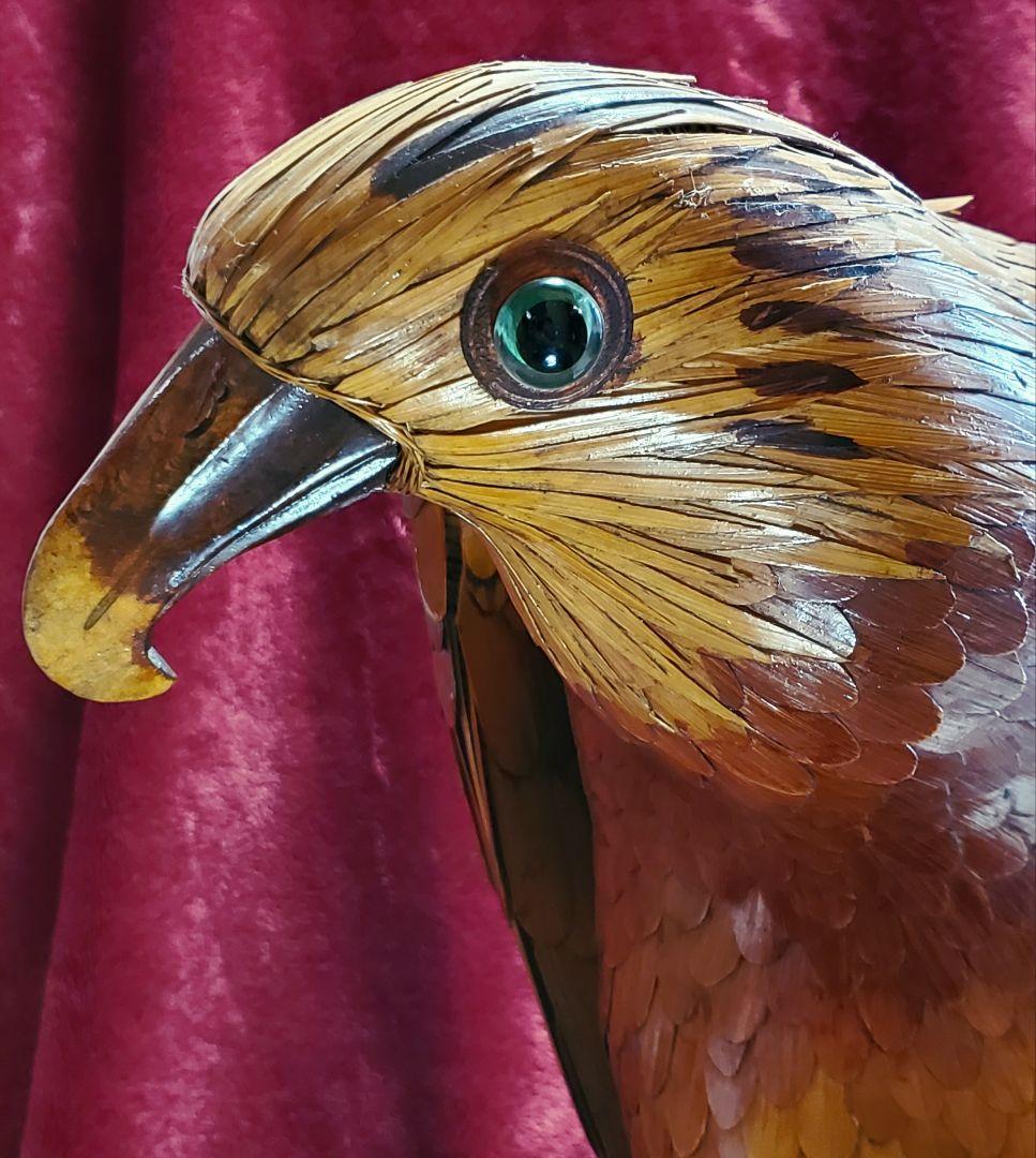 福良雀 古根付 古美術品 置物 細密細工 骨董 アンティーク 彫刻 在銘