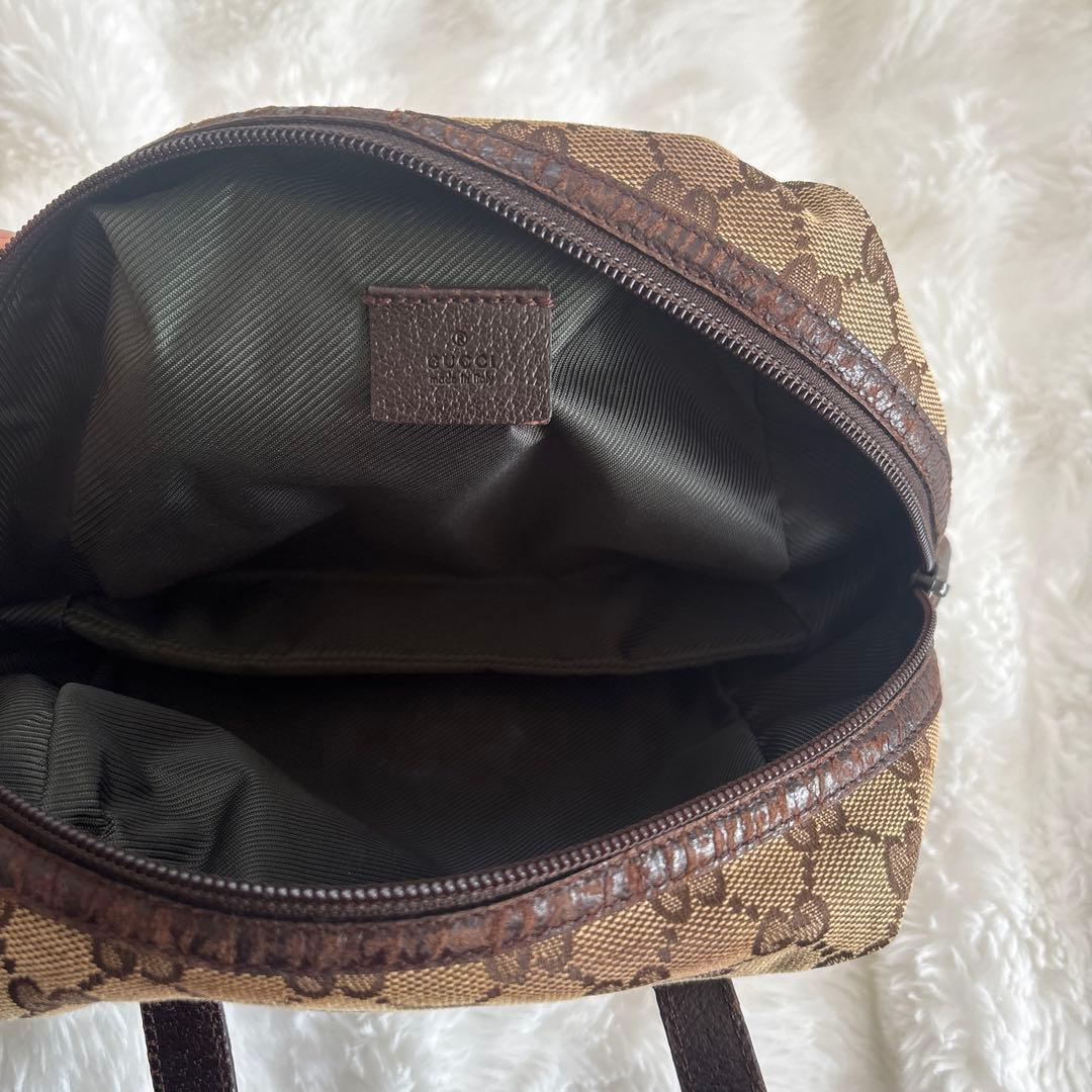 GUCCI ハンドバッグ ベージュ ブラウン