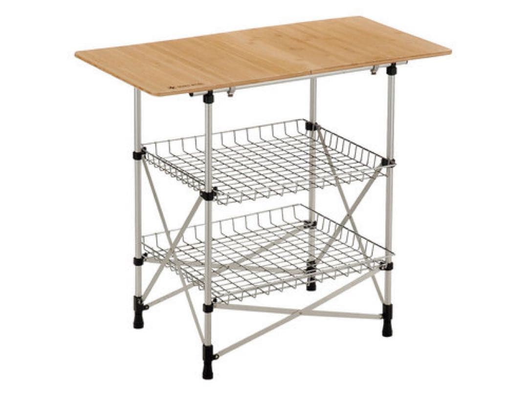 スノーピーク　キッチンテーブル スノーピーク ステンレスキッチンテーブル 購入前調査記】 収納力最大