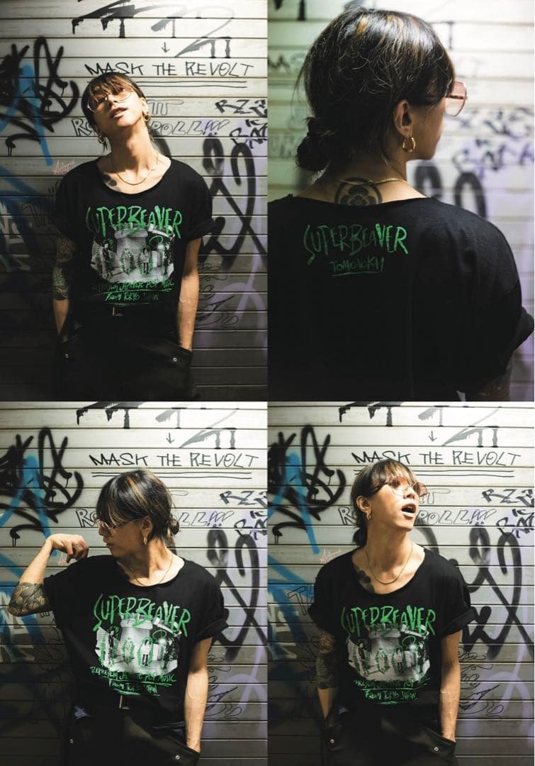 SUPER BEAVER 会員総会フォトTシャツ ブラック M