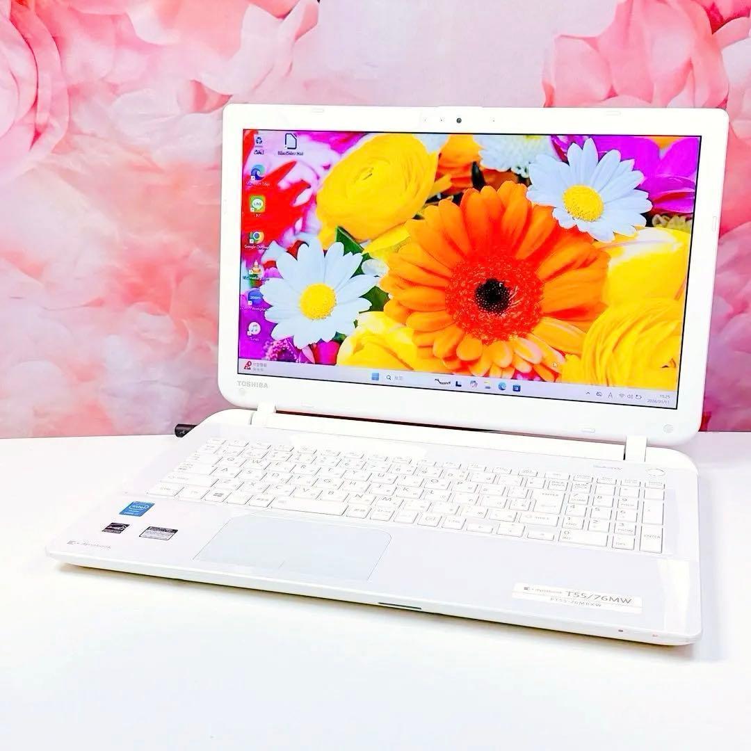 新品高速SSD✨windows11✨カメラ ノートパソコン 薄型 Office - メルカリ