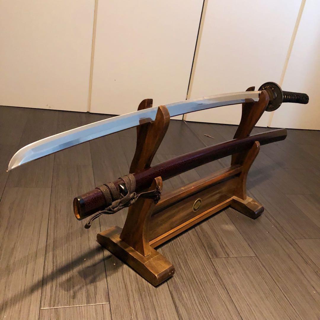 高級模造刀　高級居合刀　研波刃　合金　本格