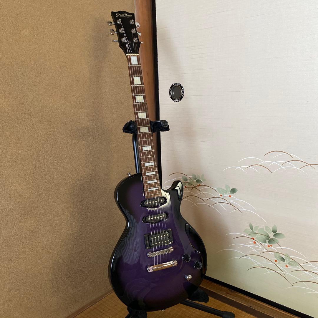 Grass Roots エレキギター パープル GrassRoots G-SNAPPER-DX Fuji Purple (フジパープル) エレキギター G