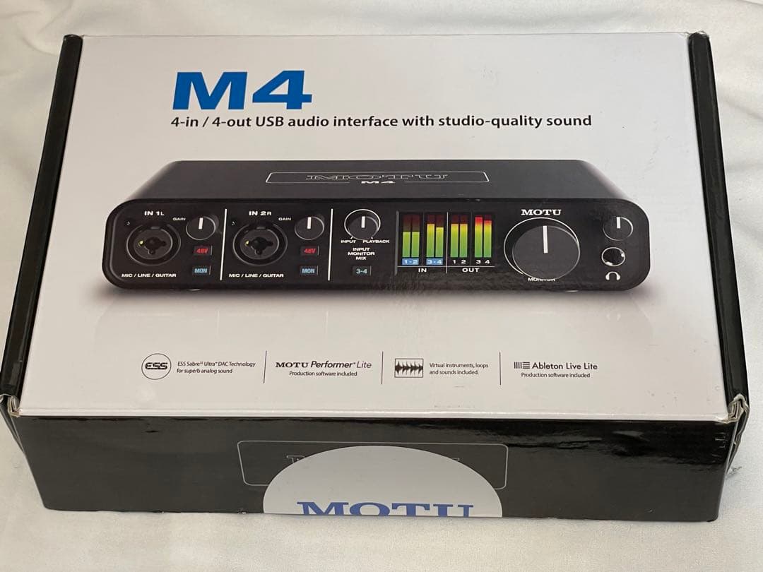MOTU M4 USBオーディオインターフェイス