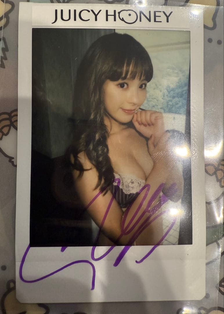 ジューシーハニー 20th 桃乃木かな 直筆サインチェキ サ*ー様 桃乃木かな 直筆サイン入りチェキ ジューシーハニーカード