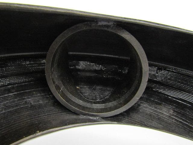 Y5-0926 高岡銅器 鋳銅製 吊花生 三日月 尺0 33cm 三猿吊金具付