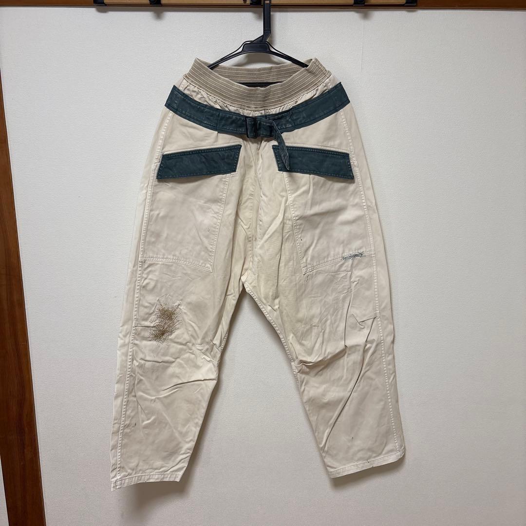 KAPITAL K2003LP010 ヴィンテージ加工 サルエルパンツの通販はau PAY