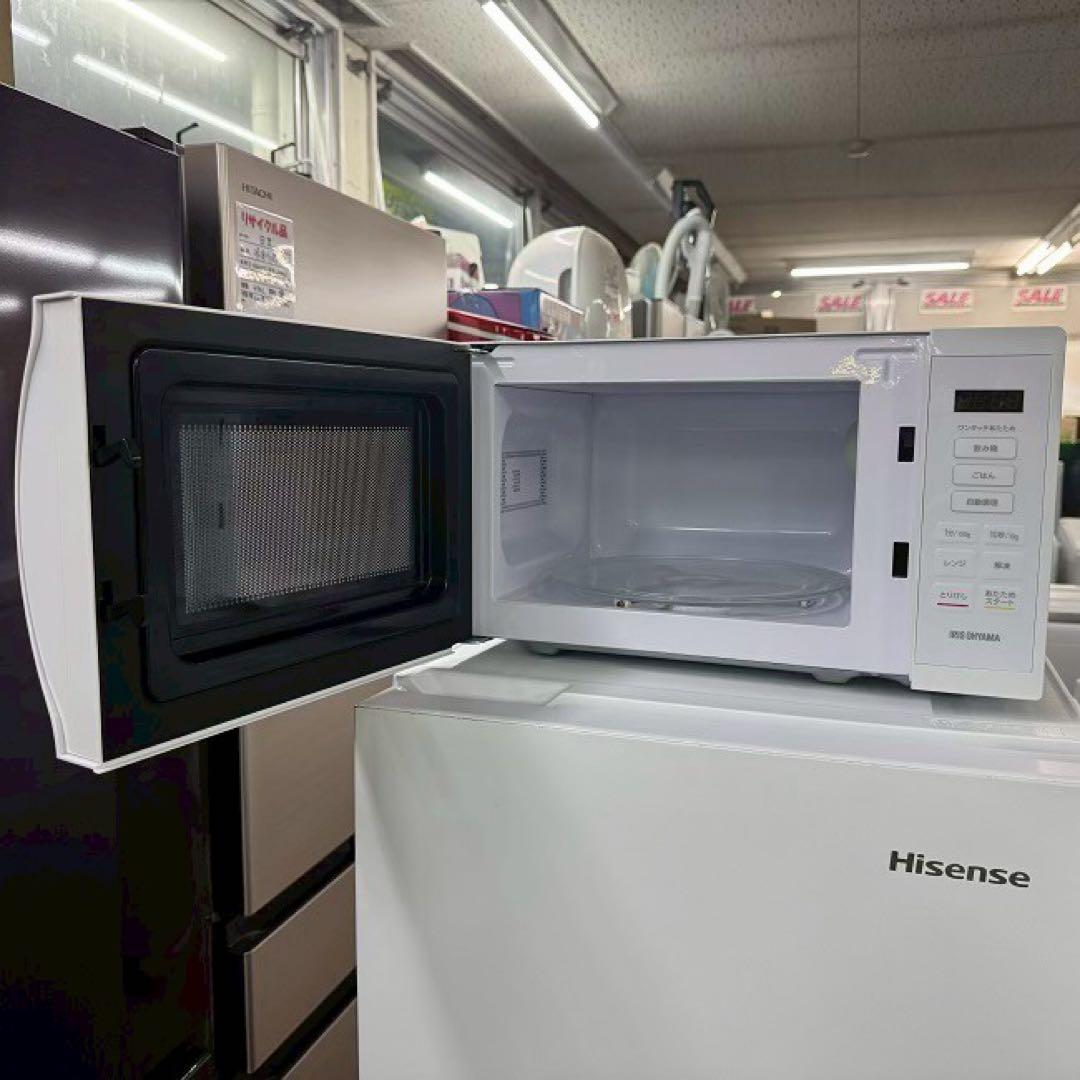 地域限定配送無料 家電3点セット 冷蔵庫 洗濯機 レンジ ハイセンス