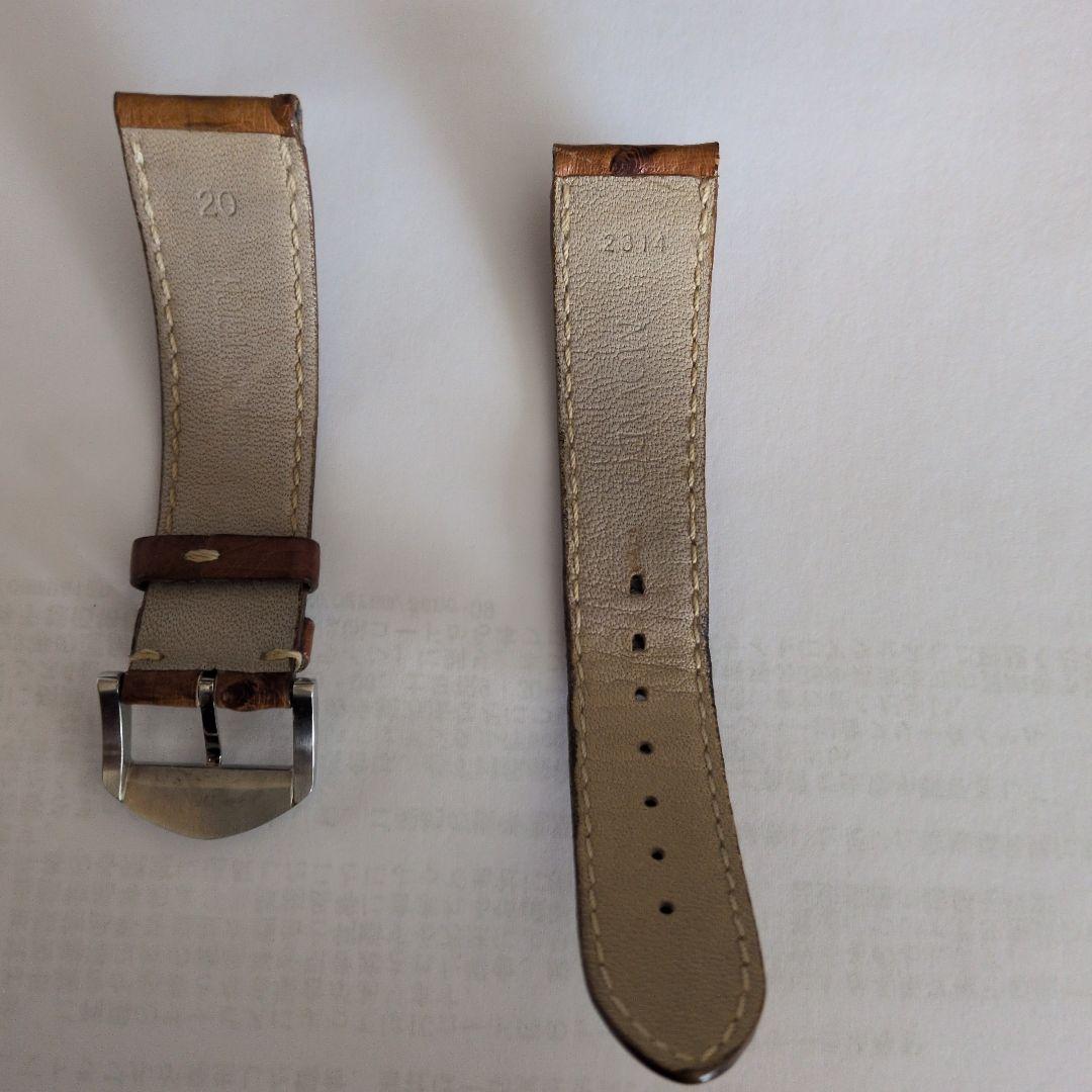 MOVADO自動巻き時計 オーストリッチストラップと尾錠付