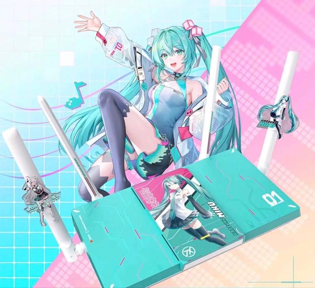ASUS ゲーミングルーター RT-BE57 初音ミク限定 - メルカリ