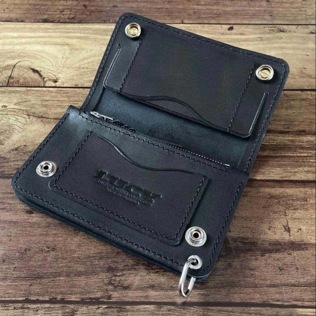 【アリクイ】トラッカーウォレット150（ミドル）3層【お札を折らずに収納】