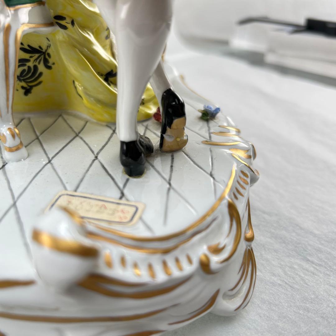 ロココ調 陶磁器 音楽家 フィギュアの通販はau PAY マーケット - 輸入