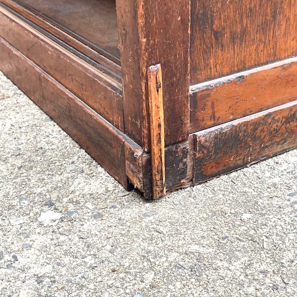 昭和レトロ 対面カウンター 両面サイドボード キャビネット ジャパン