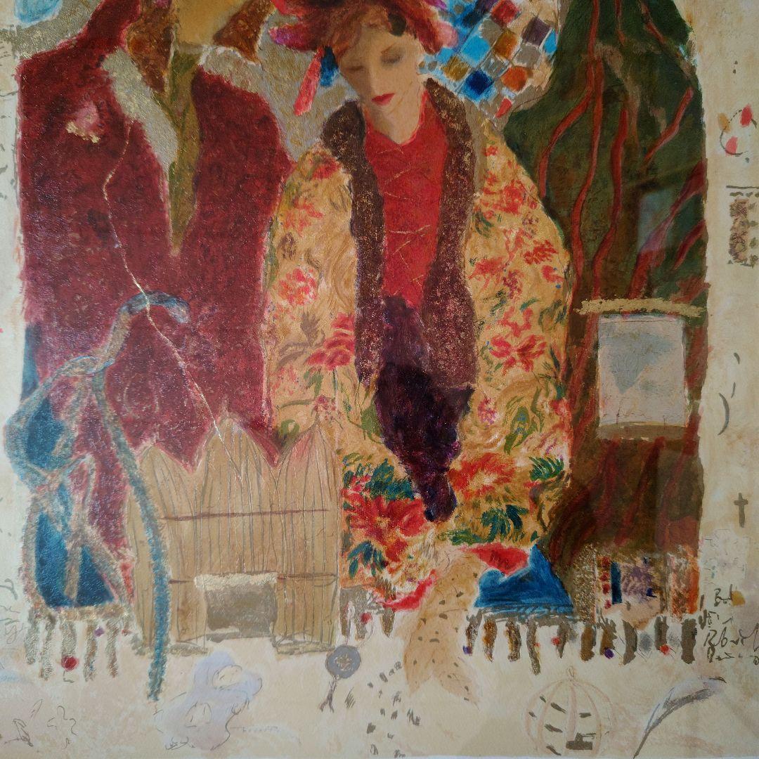 特価◯絵画 シルクスクリーン版画 額装品