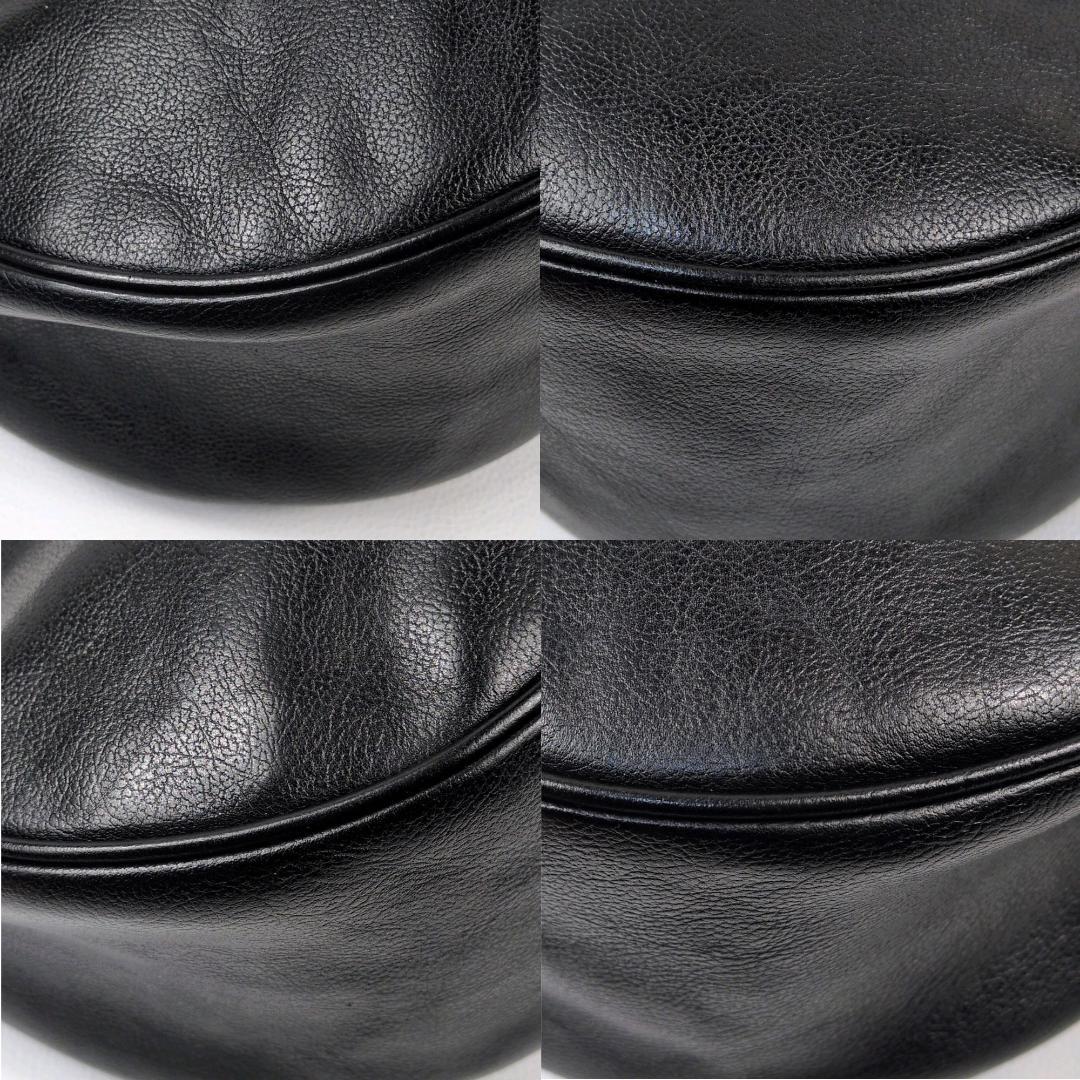 イルビゾンテ ショルダーバッグ 大きい ブラック ハーフムーン 三日月