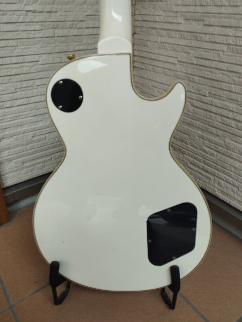 レフティ】Blitz ブリッツ レスポールカスタム クリームホワイト