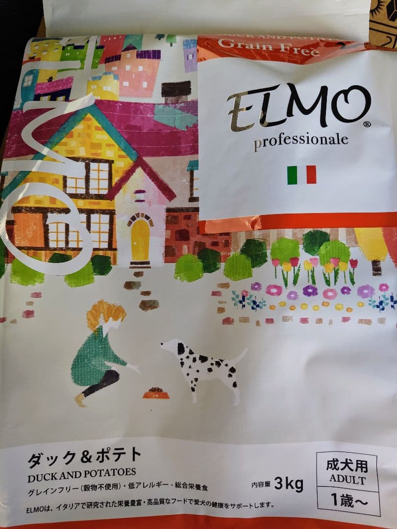 ELMO ダック＆ポテト ドライフード 3kg×2袋