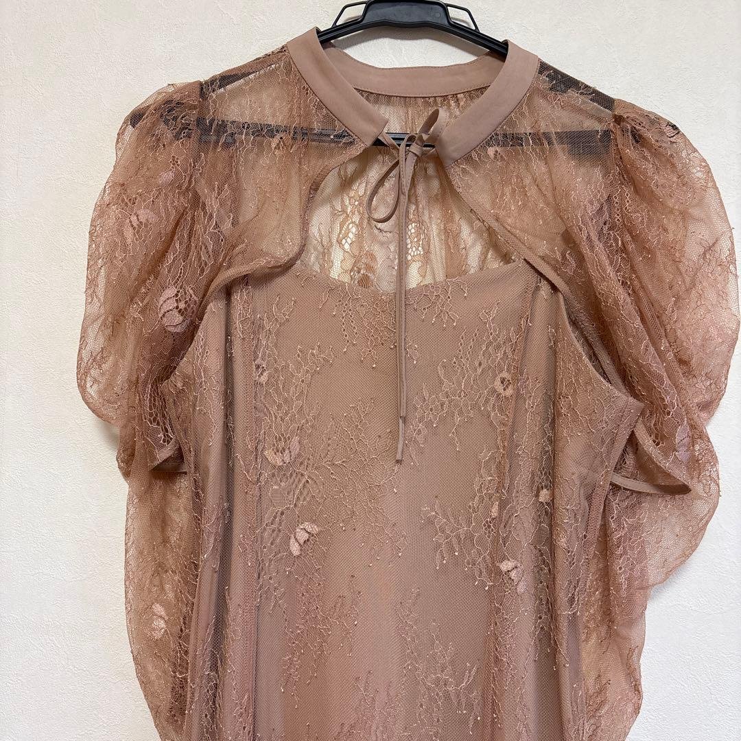 最終価格‼️kana 3way レースボレロセット フレア パーティードレス　S