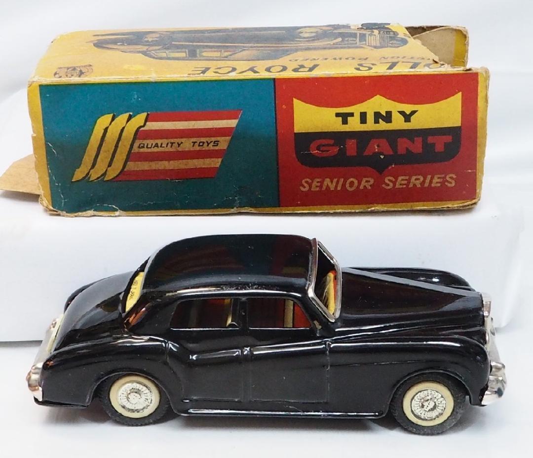 SSS TANY GIANT【ロールスロイス黒】ブリキtin toy car箱付