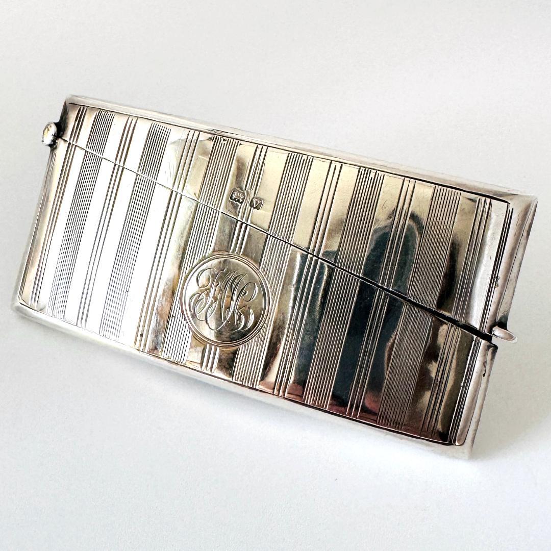 ☆英国☆1920年代/純銀製/カードケース/イギリス/925/バーミンガム