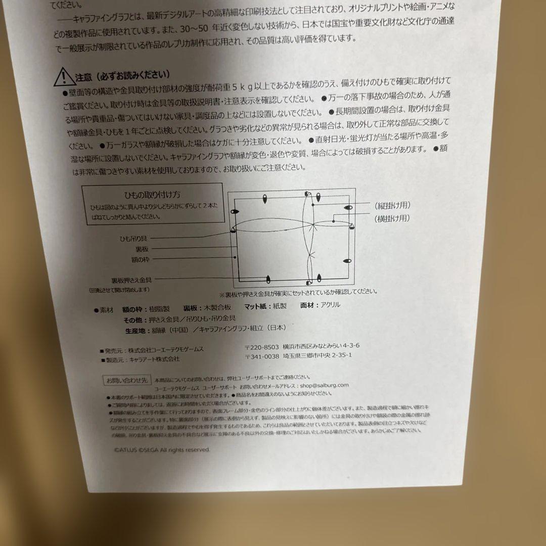 真・女神転生　30周年記念感謝祭　複製原画　イラストボード　【未使用】