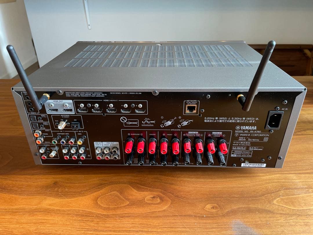 YAMAHA AVアンプ RX-A780 AVENTAGE YAMAHA ヤマハ RX-A780(B) AVアンプ