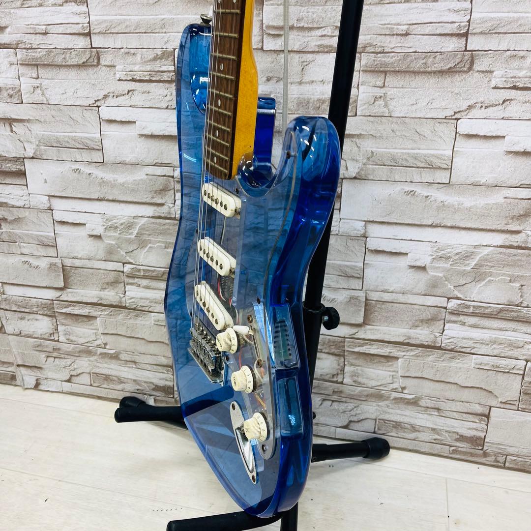 PhotoGenic st スケルトンブルー アクリルエレキギター - メルカリ