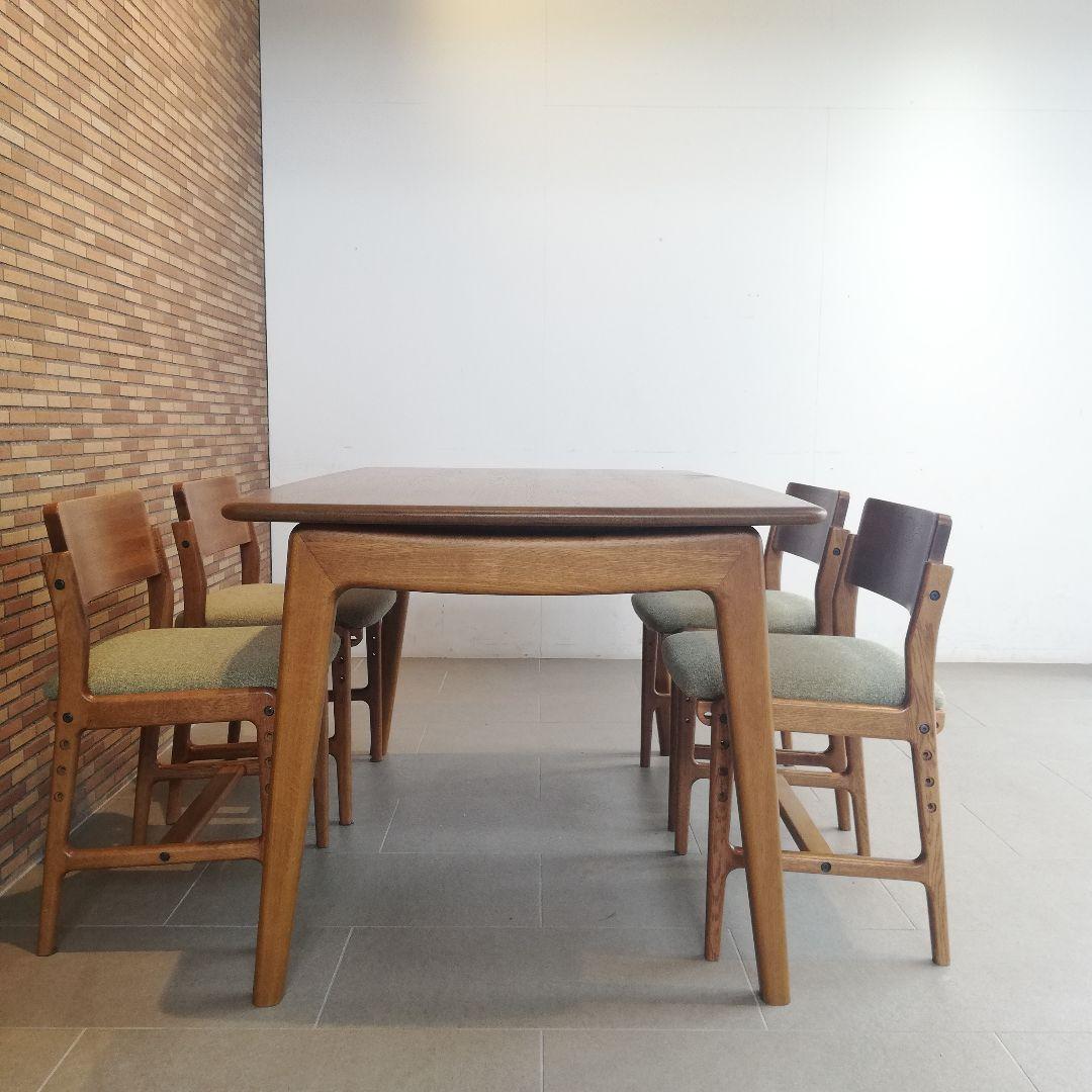 5分割のA◇美品　｜　起立木工　｜ダイニングセット　｜　テーブル　チェア4脚