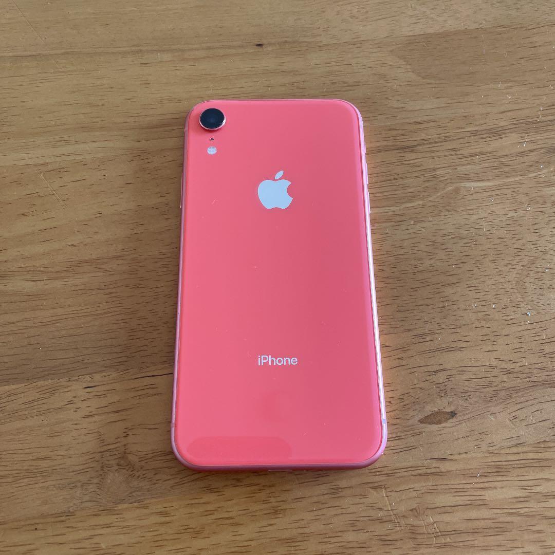 iPhone XR 128GB コーラル SIMフリー 修理歴なし 本体のみ iPhone XR
