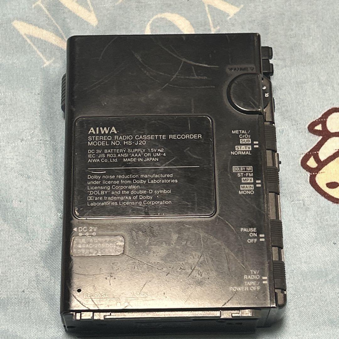 AIWA ステレオカセットレコーダー hs-j20 ウォークマン