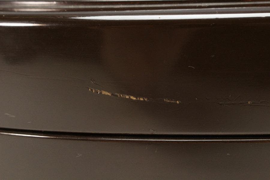 煎茶 高蒔絵 手堤茶櫃 時代物(K-A756)