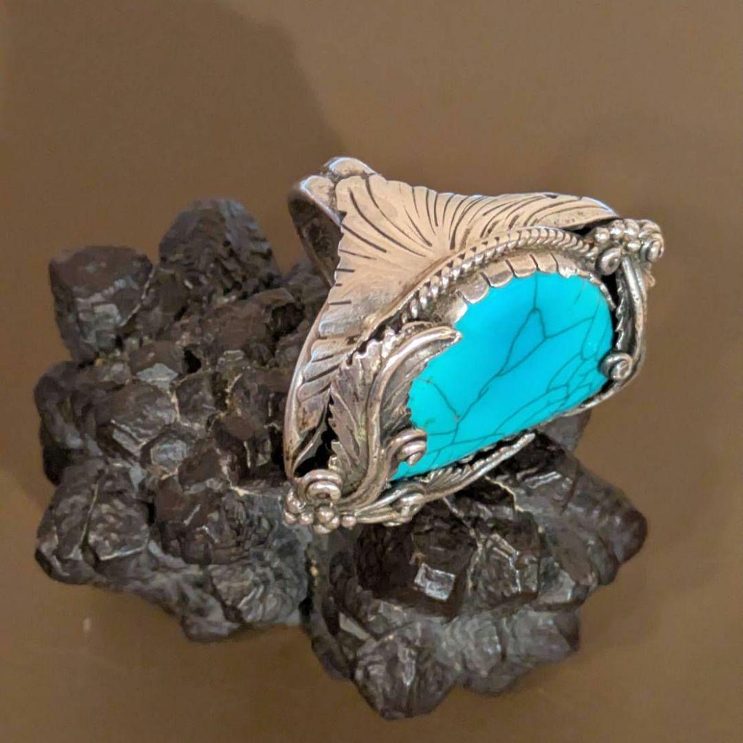 希少インディアンジュエリー 【メンズターコイズバングル＆リング】