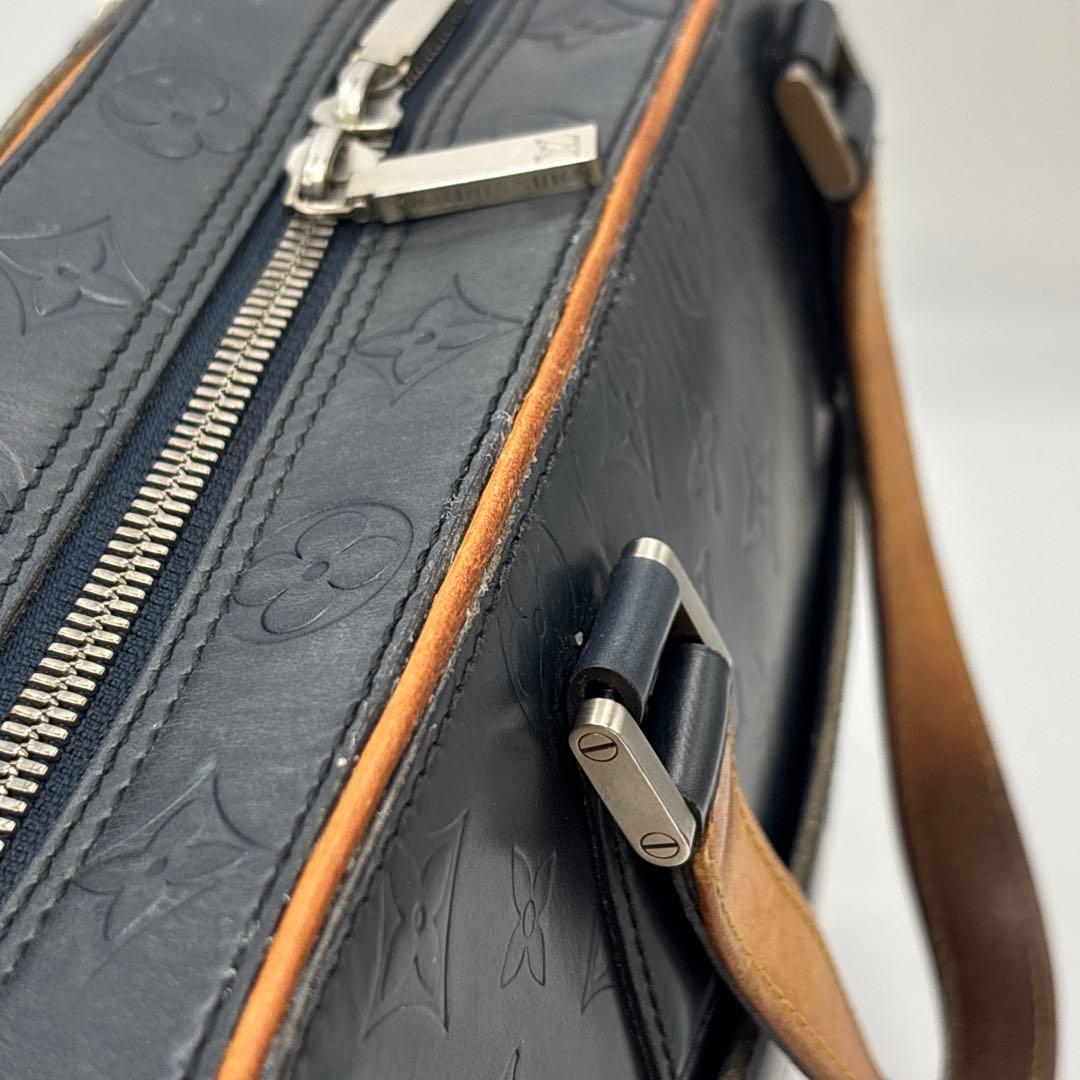 ルイヴィトン M55135 モノグラムマット マルデン ブルー ブリーフケース