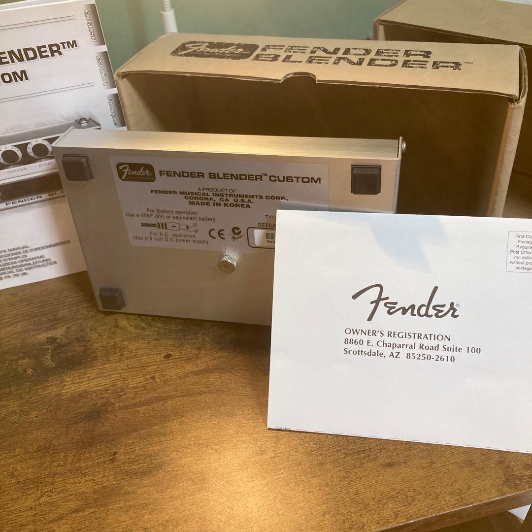 レア‼️Fender blender オクターブファズ復刻版