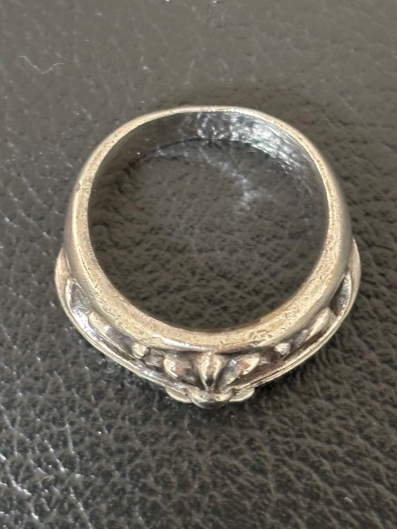 クロムハーツ　フローラルクロスリング　18号