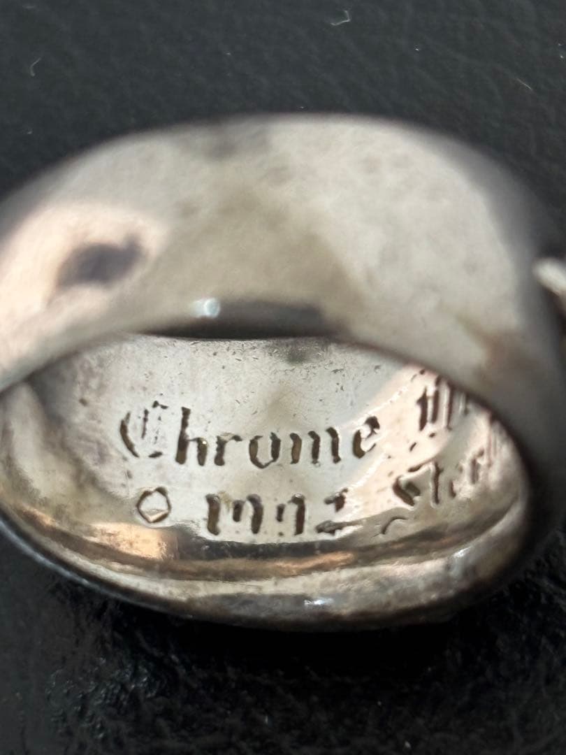 クロムハーツ　フローラルクロスリング　18号