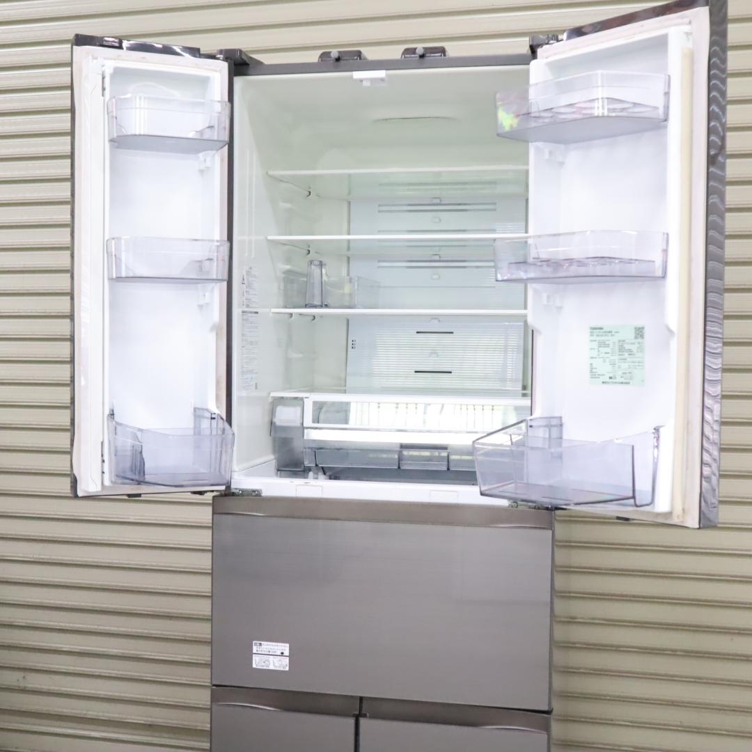 試験済・清掃済】TOSHIBA GR-S510FZ 冷蔵庫 508L B47