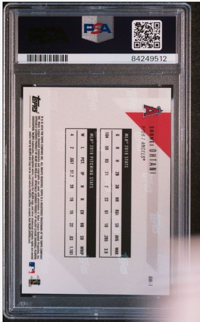 大谷翔平 TOPPS 2018 ルーキー カード