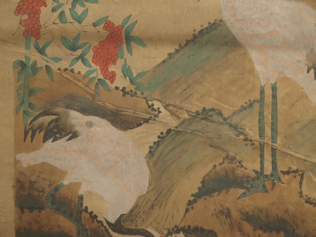 民間仕入れ品 割引 中国 近时代の画家 苏长春作 掛け軸肉筆絵BD283A12-1