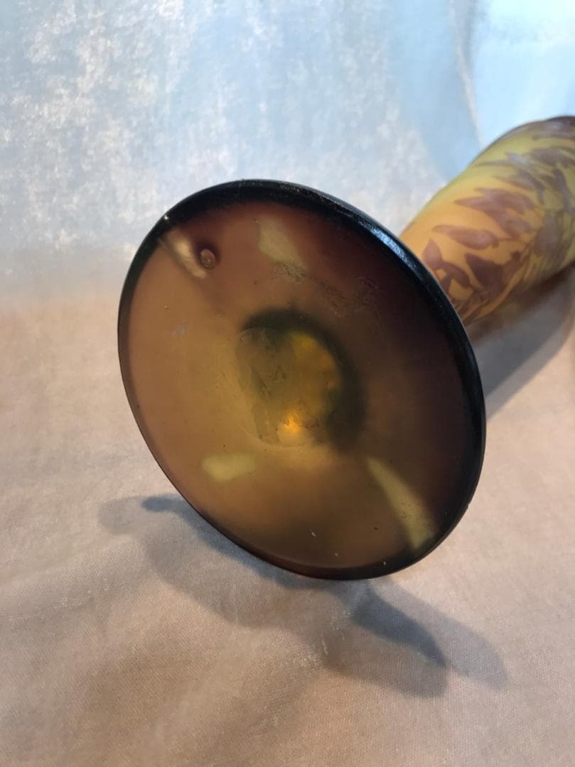 エミールガレ Galle 花瓶 アールヌーボー クレマチス 1910年頃 - メルカリ