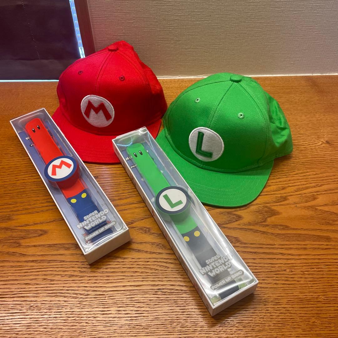 USJマリオパワーアップバンド&ガイドブック&なりきりセット帽子♪ USJ