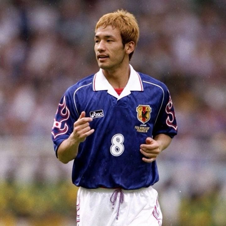 日本代表98 炎ユニフォームアシックスフランスW杯ワールドカップ