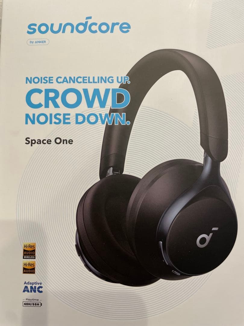 Soundcore Space One ワイヤレスヘッドホン⭐︎美品！！高度質 Amazon.co.jp: Anker Soundcore Space One (Bluetooth 5.3 ワイヤレス
