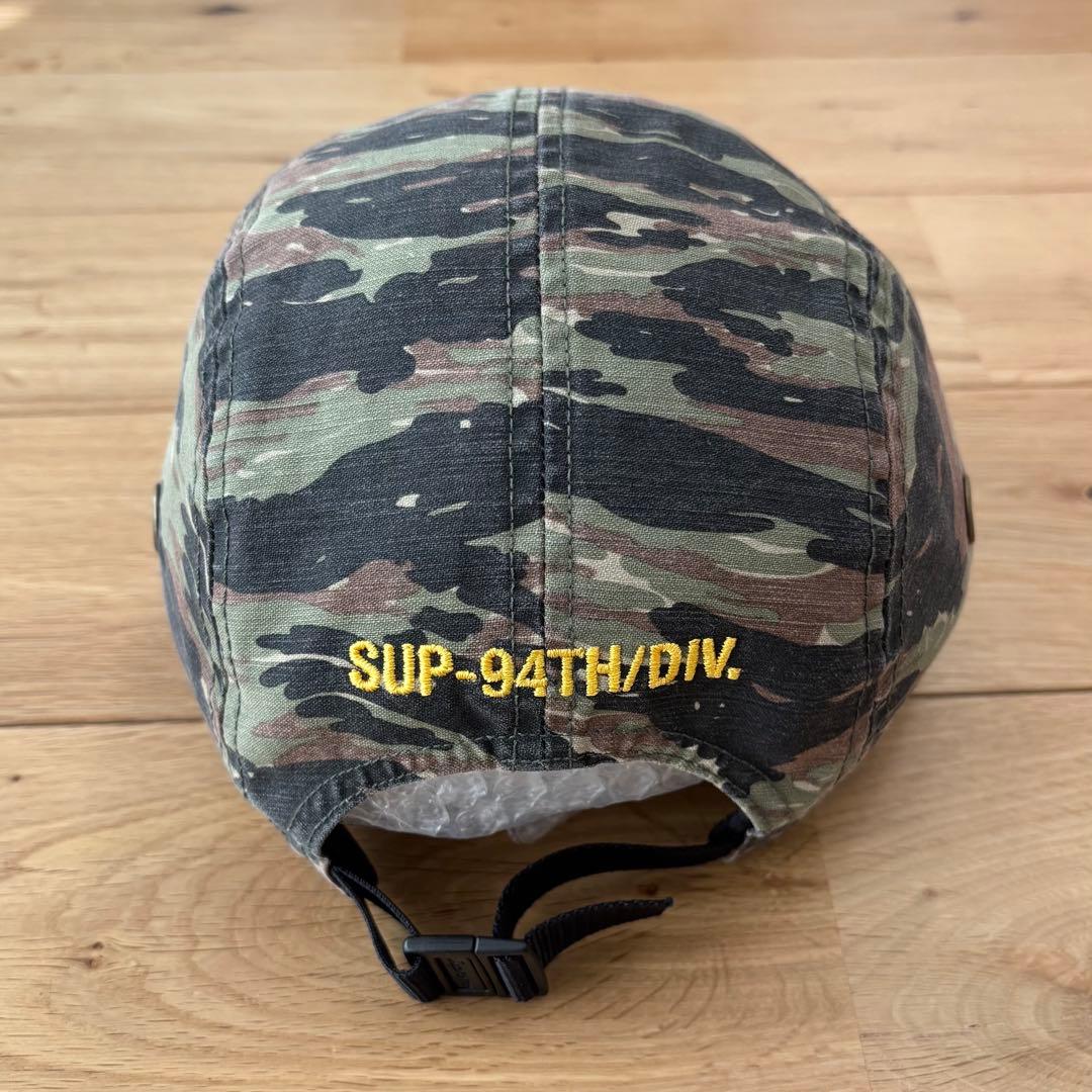 希少 Supreme Military Camp Cap 24SS タイガーカモ - メルカリ