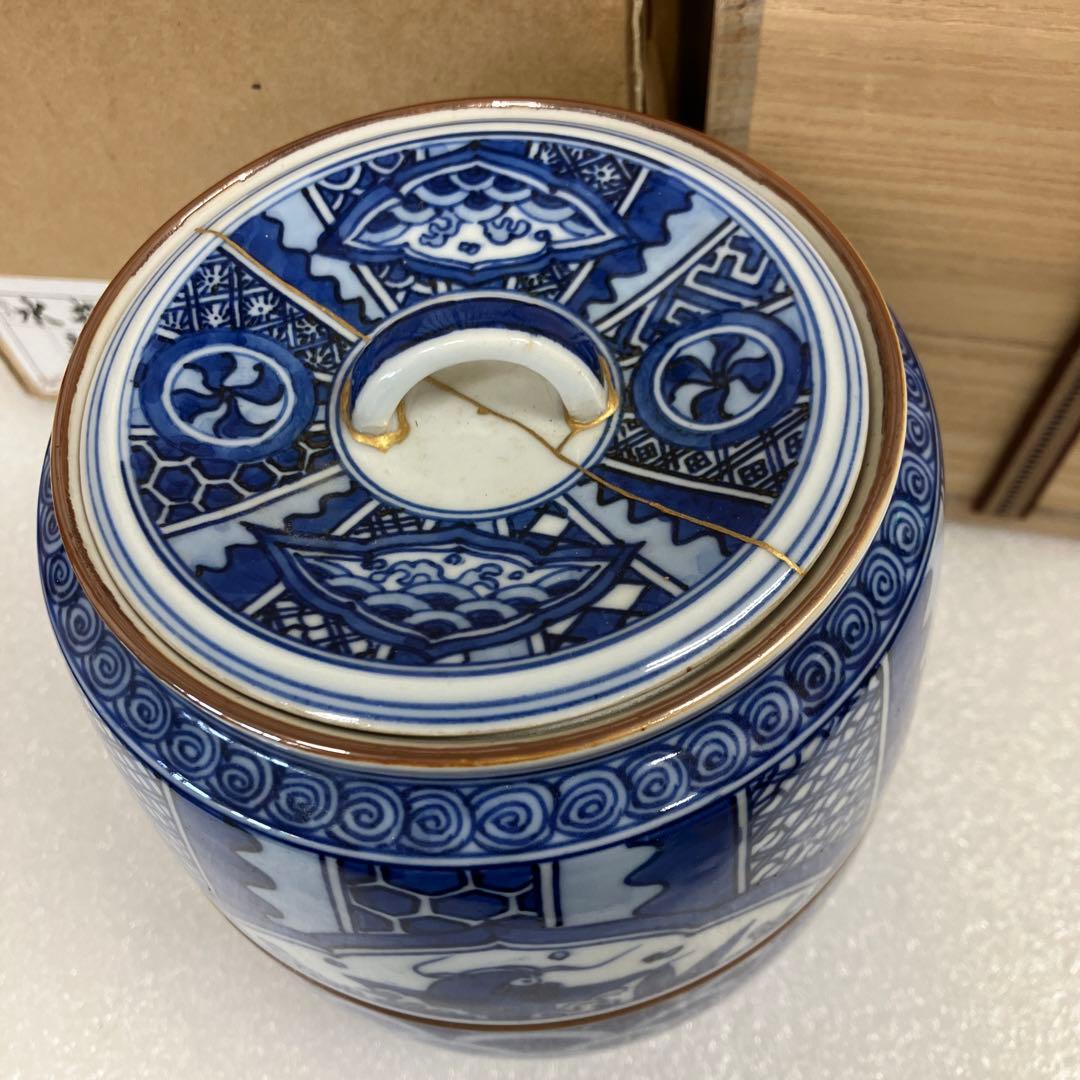 茶道具 水差 祥瑞 青絵水指 井上春￼峰 造(祥瑞写) NAB1 - メルカリ