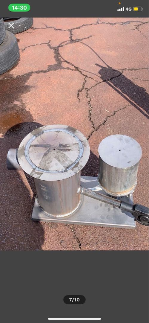 廃油ストーブ 廃油ストーブ No.30 自然吸気 電源不要 ロケットストーブ