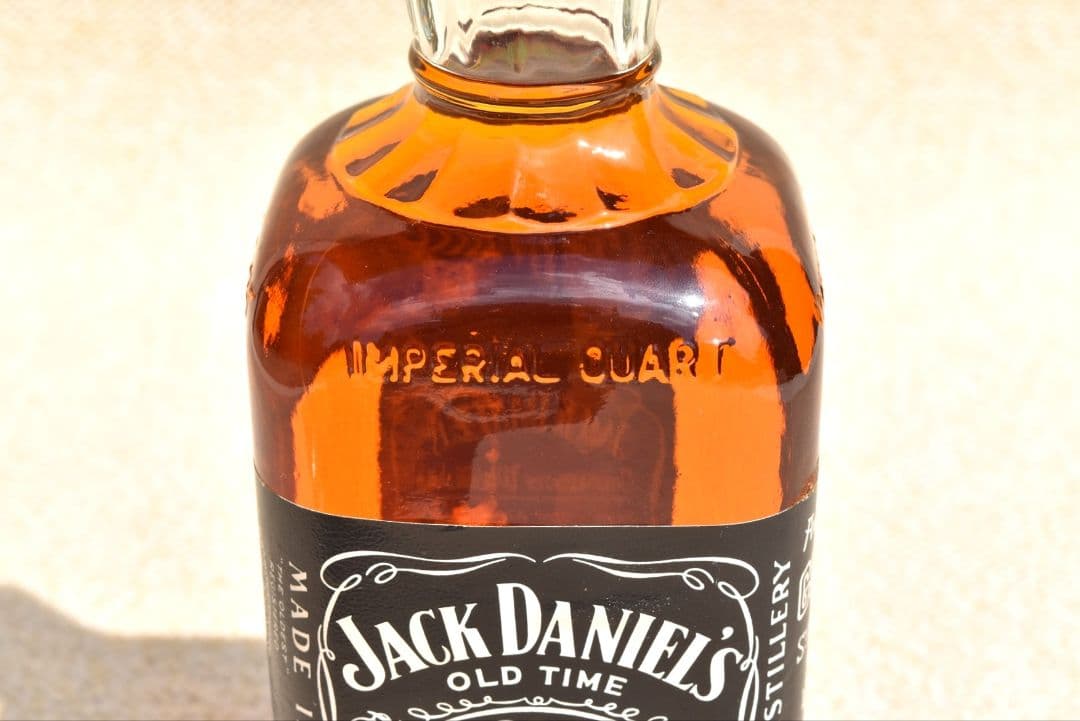 希少！□ ジャックダニエル 旧ボトル IMPERIAL QUART 赤紙封印 □の