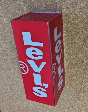 Levi's リーバイス アクリル 看板 マグネット付き ノベルティグッズ