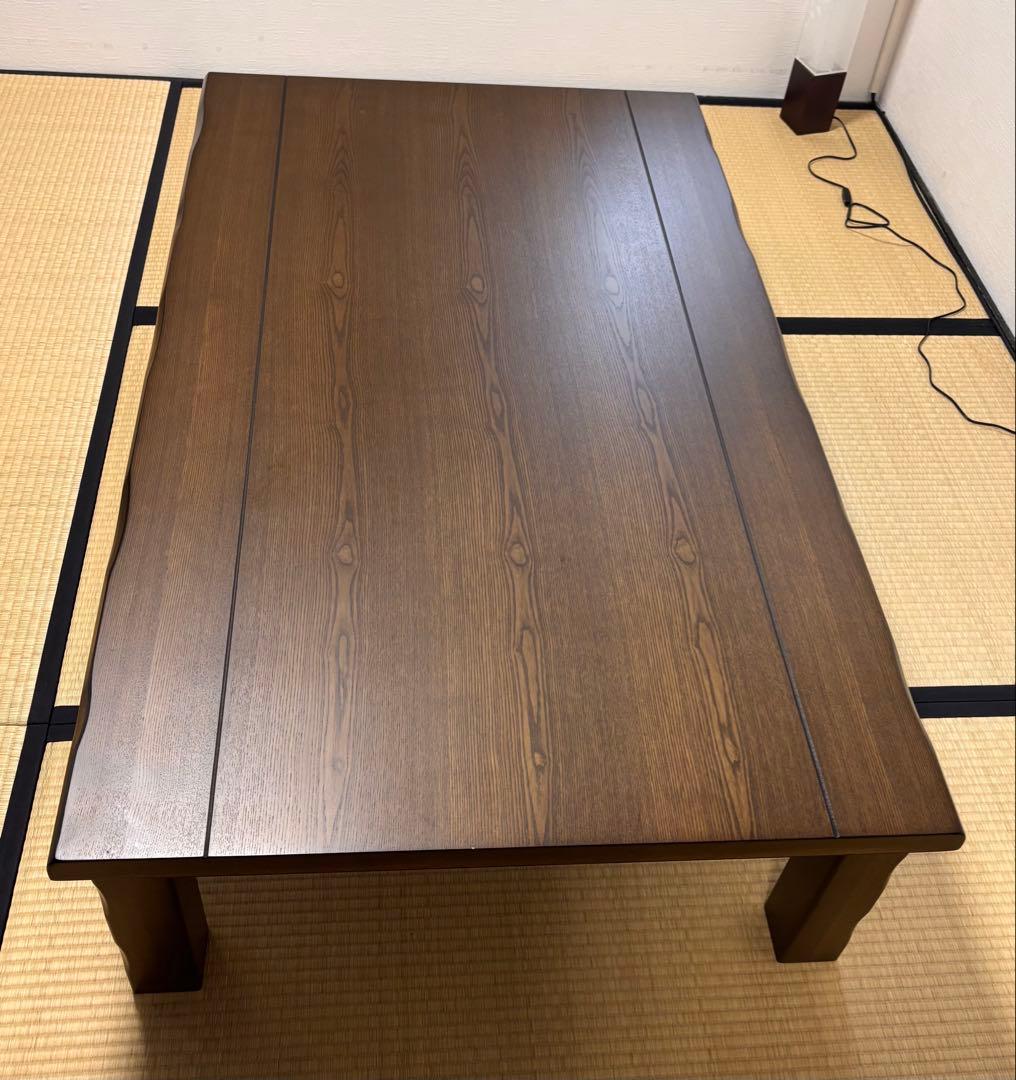 ダークブラウン 長方形 こたつ 約150cm x 90cm こたつ正方形本体・小・ダークブラウン | 無印良品